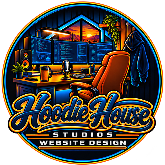 Hoodie House Studios | Website Design Logo Hoodie House Studios | Website Design Logo