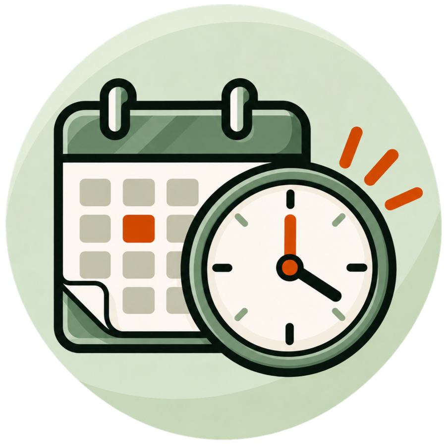 Calendar / Clock Graphic Calendar / Clock Graphic